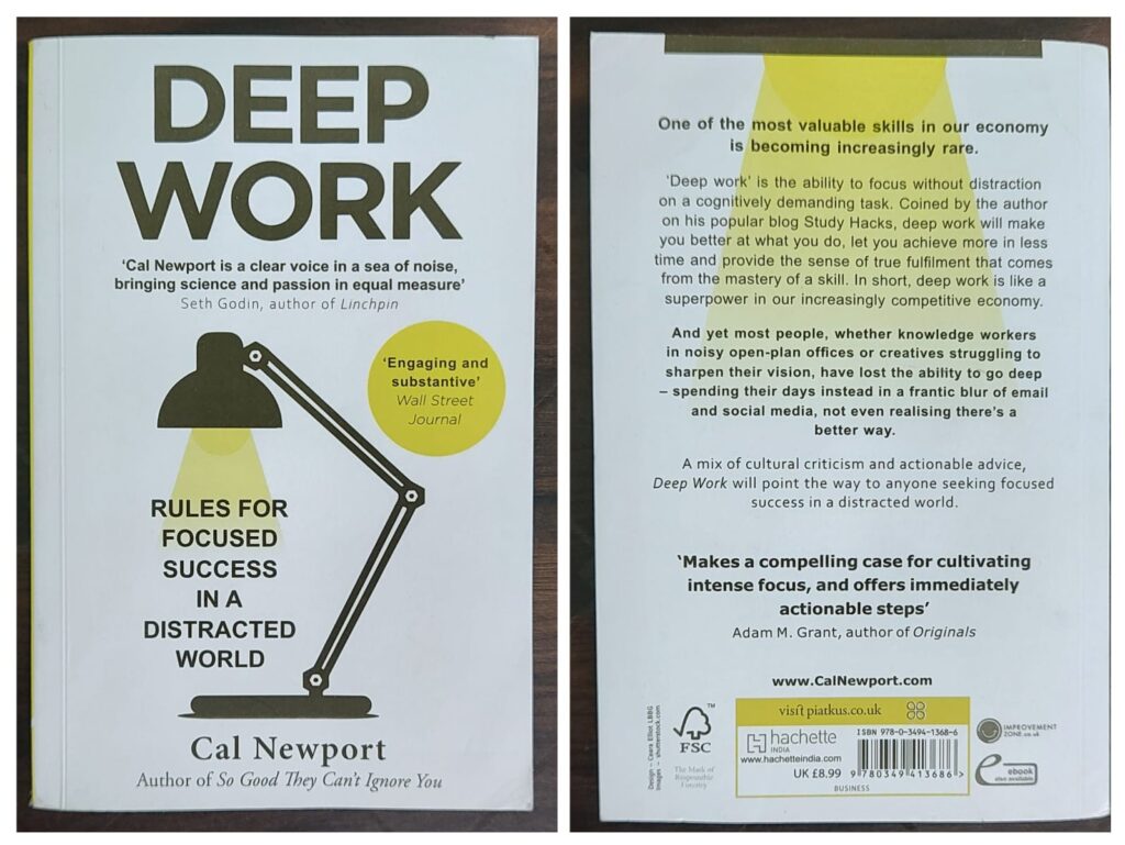 Deep Work Cover Page